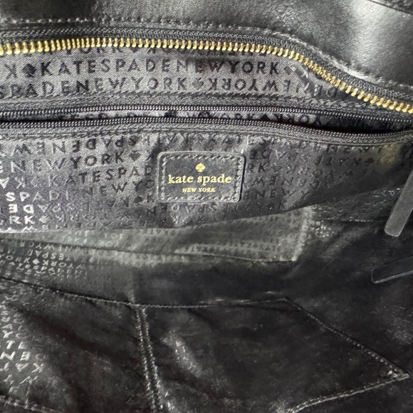 Kate Spade Black Leather Tote - Picture 6 of 6
